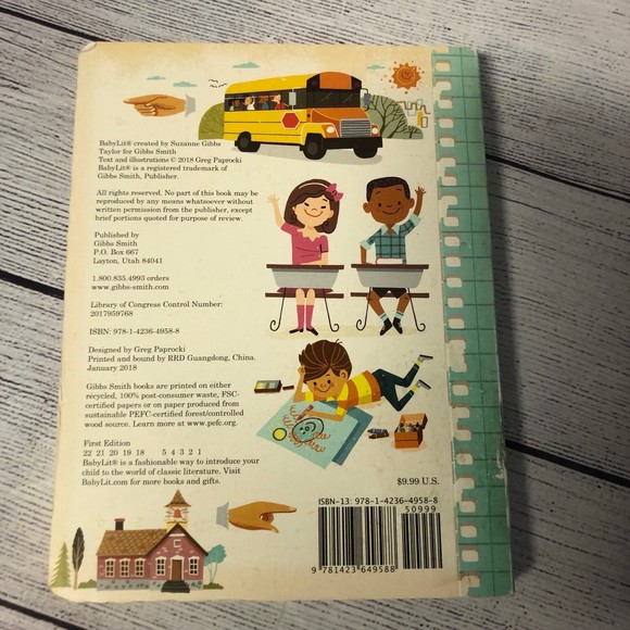 A Classroom Alphabet Babylit Board Book - Picture 2 of 4